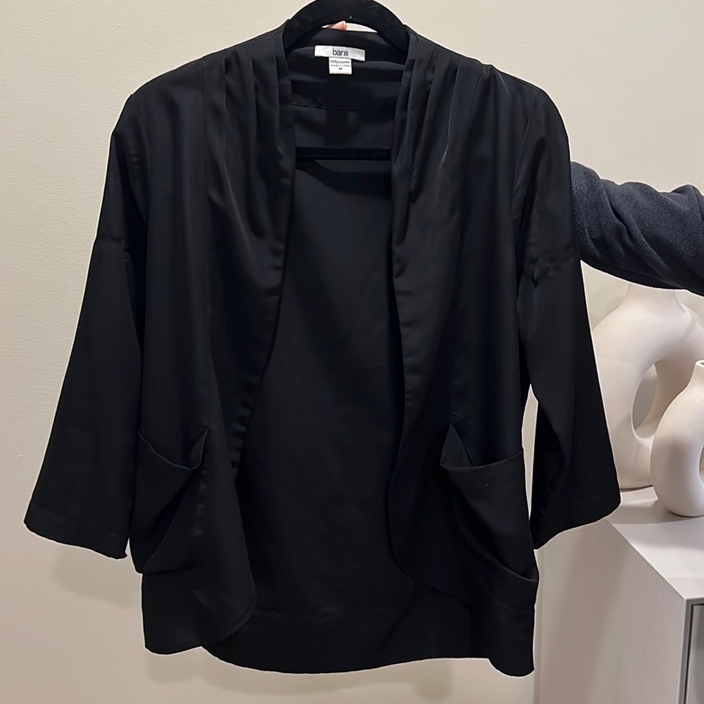 Bar III silk blazer